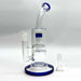 9.5" Shower head Percolator Glass Rig | Jupiter Grass
