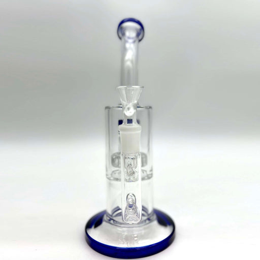 9.5" Shower head Percolator Glass Rig | Jupiter Grass