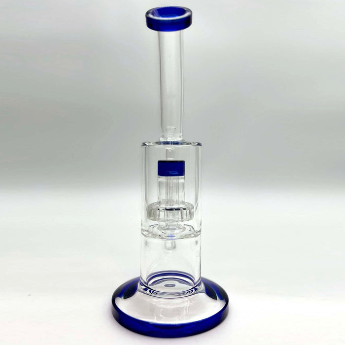 9.5" Shower head Percolator Glass Rig | Jupiter Grass