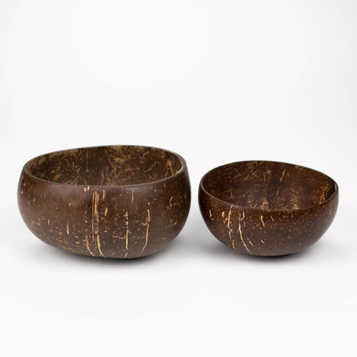 Organic Coconut shell  "Don't Panic It's Organic" Mixing Bowls | Jupiter Grass