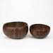 Organic Coconut shell  "Don't Panic It's Organic" Mixing Bowls | Jupiter Grass