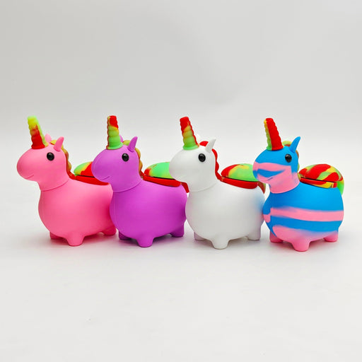 5" Unicorn Silicone Bong-Assorted [SP1070] | Jupiter Grass