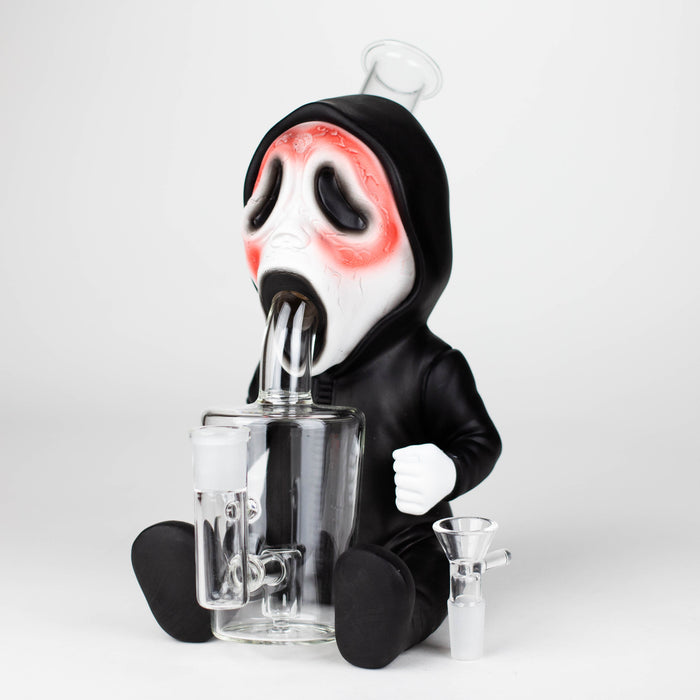 9.8'' Vinyl Death Ghost Water Pipe [YS-458] | Jupiter Grass