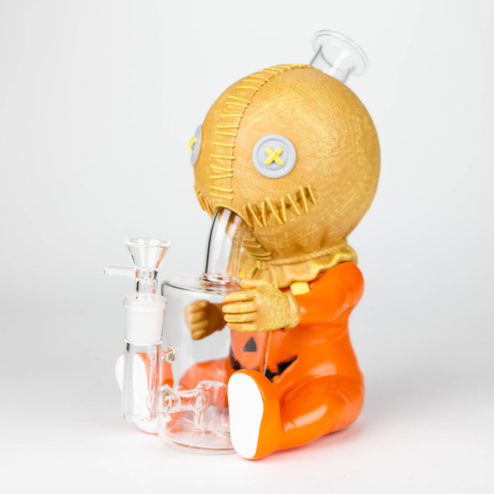 9.8'' Vinyl Pumpkin Ghost Baby Water Pipe | Jupiter Grass