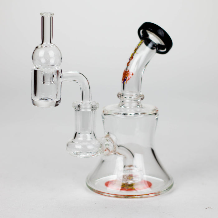 Xtreme | 5" Oil Rig with quartz banger [BT4409] | Jupiter Grass