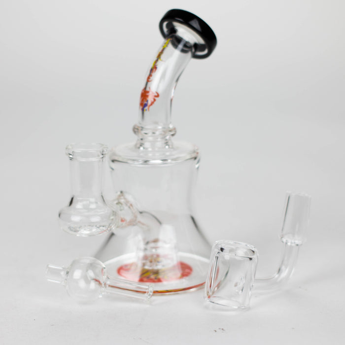 Xtreme | 5" Oil Rig with quartz banger [BT4409] | Jupiter Grass