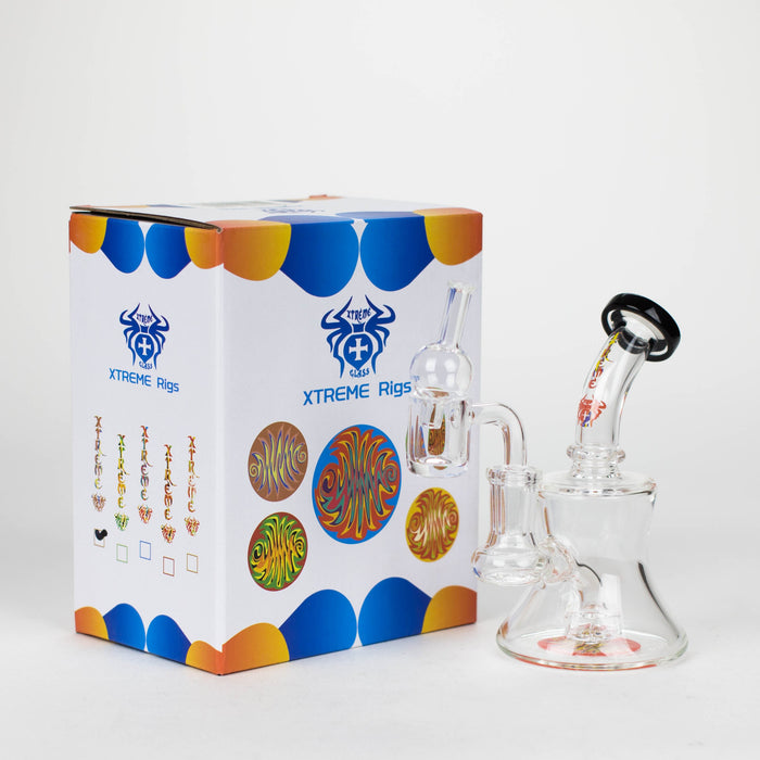 Xtreme | 5" Oil Rig with quartz banger [BT4409] | Jupiter Grass