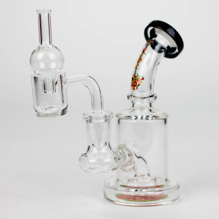 Xtreme | 5" Oil Rig with quartz banger [BT4409] | Jupiter Grass