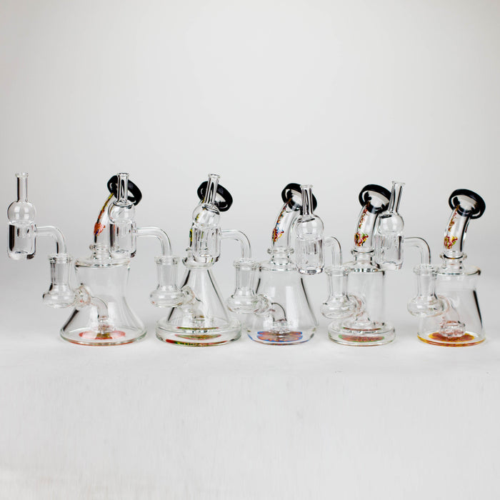 Xtreme | 5" Oil Rig with quartz banger [BT4409] | Jupiter Grass