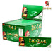 Zig Zag Green King Size Slim Rolling Papers | Jupiter Grass