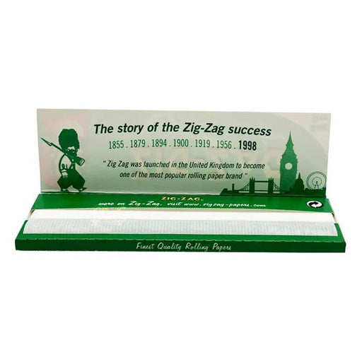 Zig Zag Green King Size Slim Rolling Papers | Jupiter Grass