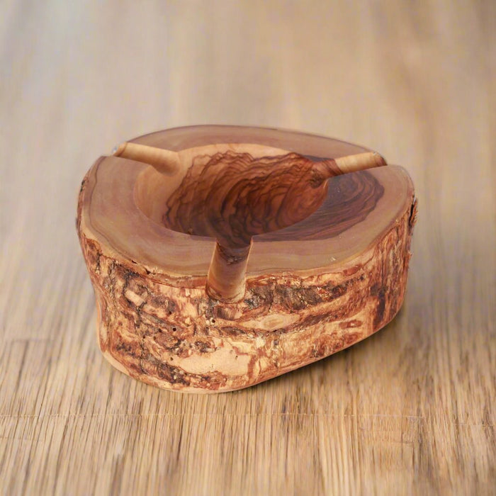 VOW | Olive wood Rustic Ashtray | Jupiter Grass