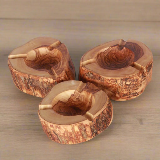 VOW | Olive wood Rustic Ashtray | Jupiter Grass
