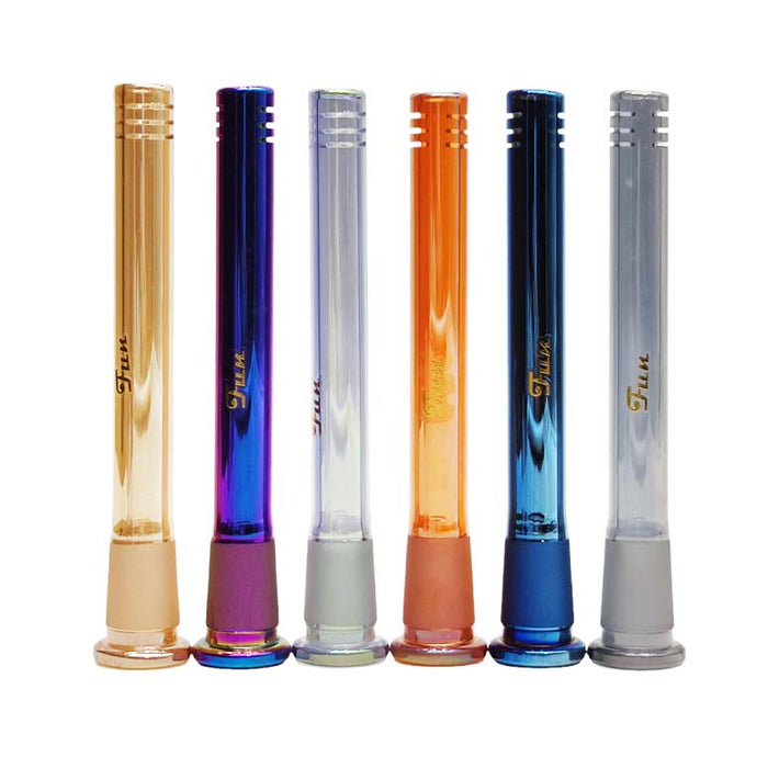 5-1/2" Electroplated Downstem With Gold Logo | Jupiter Grass