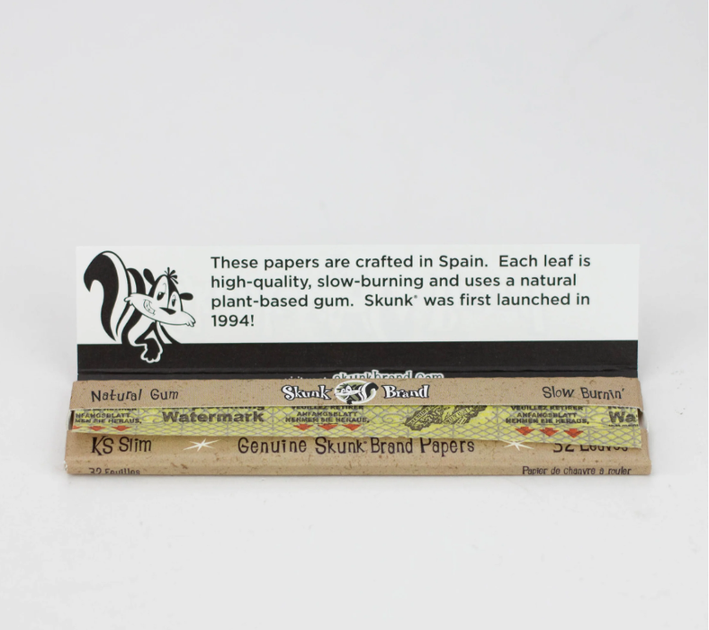 Skunk Brand | Hemp Rolling Papers King slim Box of 50 | Jupiter Grass