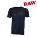 Raw | Black Glitter Logo V-Neck T-SHIRT 2XL | Jupiter Grass