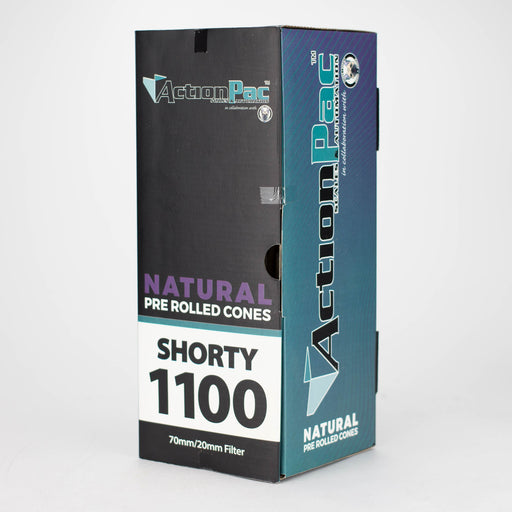 ActionPac X Cone+Supply | Shorty 1100 70mm Natural Pre-Rolled cones | Jupiter Grass