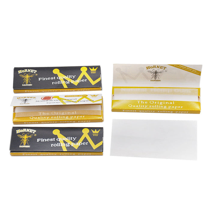 HORNET | Black  Single Wide Size Rolling Paper | Jupiter Grass