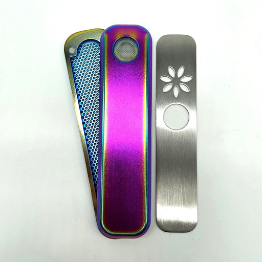 Classic Flat Metal Pipe For Dry Herb [PIP790] | Jupiter Grass