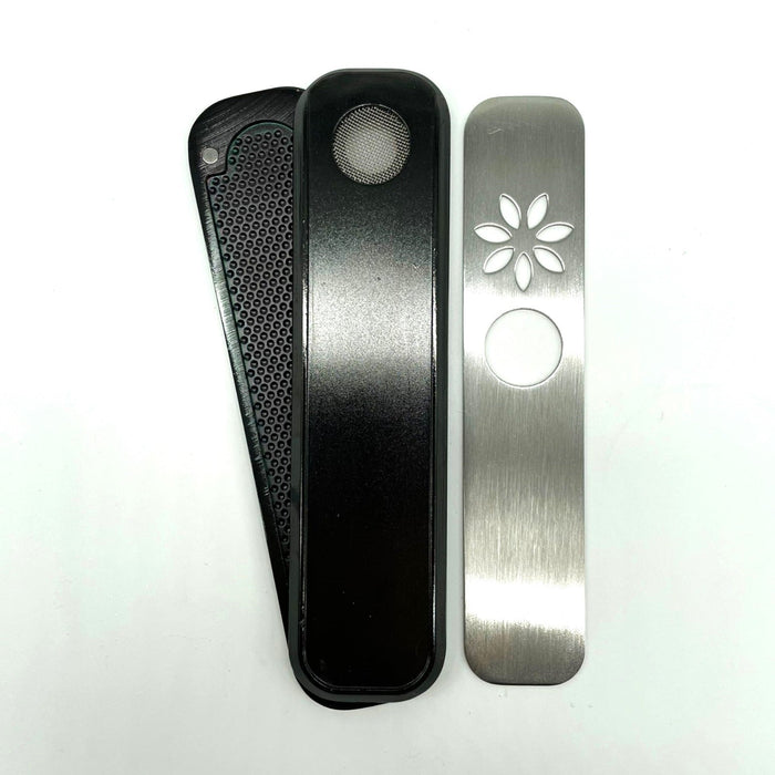 Classic Flat Metal Pipe For Dry Herb [PIP790] | Jupiter Grass
