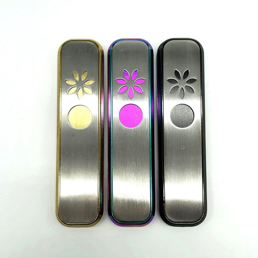 Classic Flat Metal Pipe For Dry Herb [PIP790] | Jupiter Grass