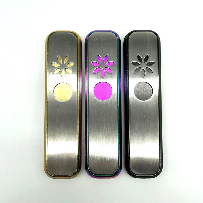 Classic Flat Metal Pipe For Dry Herb [PIP790] | Jupiter Grass