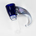 Shine Glassworks | 14mm 3 Hole Coloured Bowl with Dichroic Horn - Made in Canada | Jupiter Grass