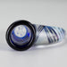 Shine Glassworks | 14mm 3 Hole Coloured Bowl with Dichroic Horn - Made in Canada | Jupiter Grass
