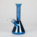 Karma | 7" Metallic Sandblasted Beaker Glass Dab Rig | Jupiter Grass