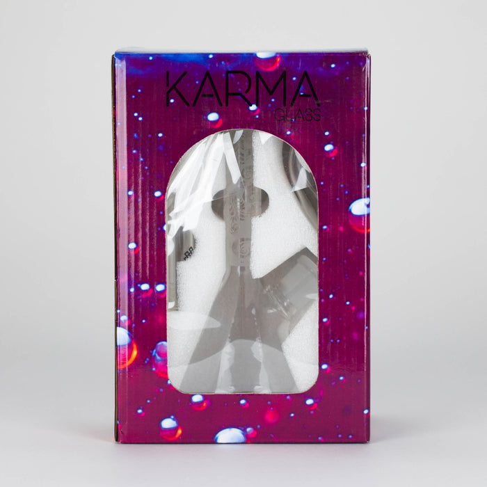Karma | 7" Sandblasted Beaker Glass Dab Rig | Jupiter Grass