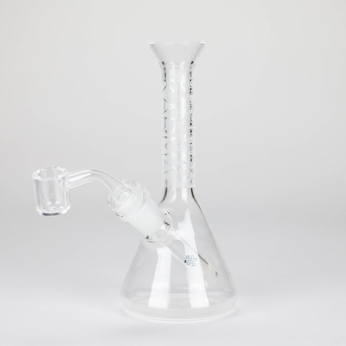 Karma | 7" Sandblasted Beaker Glass Dab Rig | Jupiter Grass