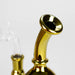 Karma | 6" Metallic Gold Kettle Glass Dab Rig | Jupiter Grass