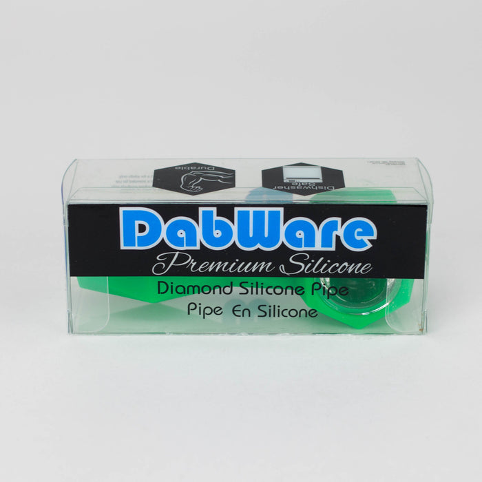 Dabware | Silicone Pipe Platinum Diamond (Green) | Jupiter Grass