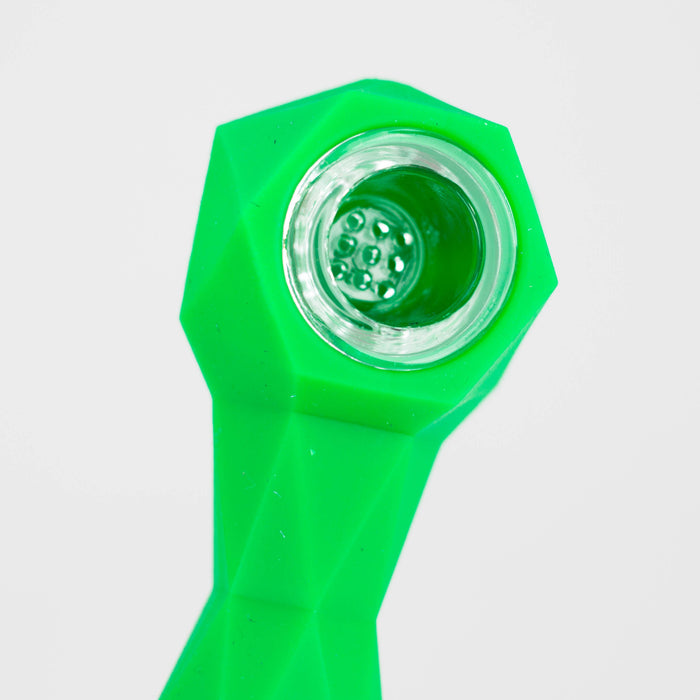 Dabware | Silicone Pipe Platinum Diamond (Green) | Jupiter Grass