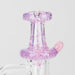 Shine Glassworks | Large Latticino Directional Carb Cap - Made in Canada | Jupiter Grass