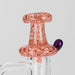 Shine Glassworks | Large Latticino Directional Carb Cap - Made in Canada | Jupiter Grass