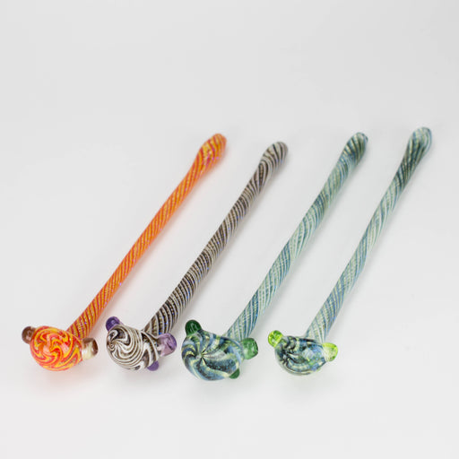 Shine Glassworks | Footlong Dichro Vackstack Hash Pipe - Made in Canada_1