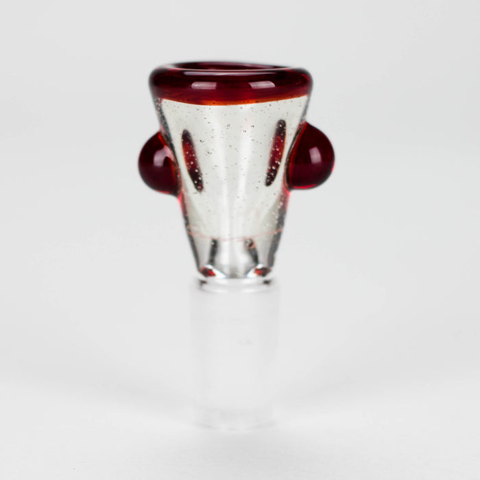 Shine Glassworks | UV Flare Bowl with Lip Wrap  - Made in Canada | Jupiter Grass