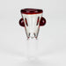 Shine Glassworks | UV Flare Bowl with Lip Wrap  - Made in Canada | Jupiter Grass