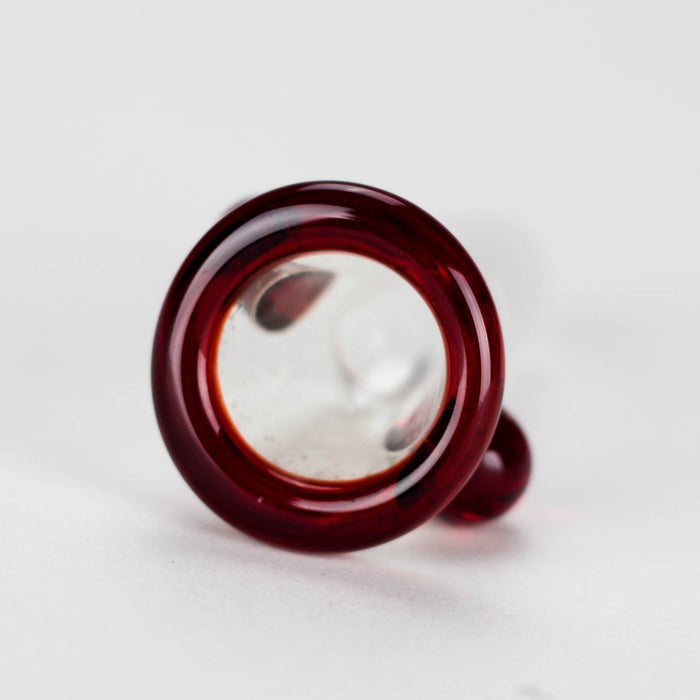 Shine Glassworks | UV Flare Bowl with Lip Wrap  - Made in Canada | Jupiter Grass