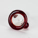 Shine Glassworks | UV Flare Bowl with Lip Wrap  - Made in Canada | Jupiter Grass