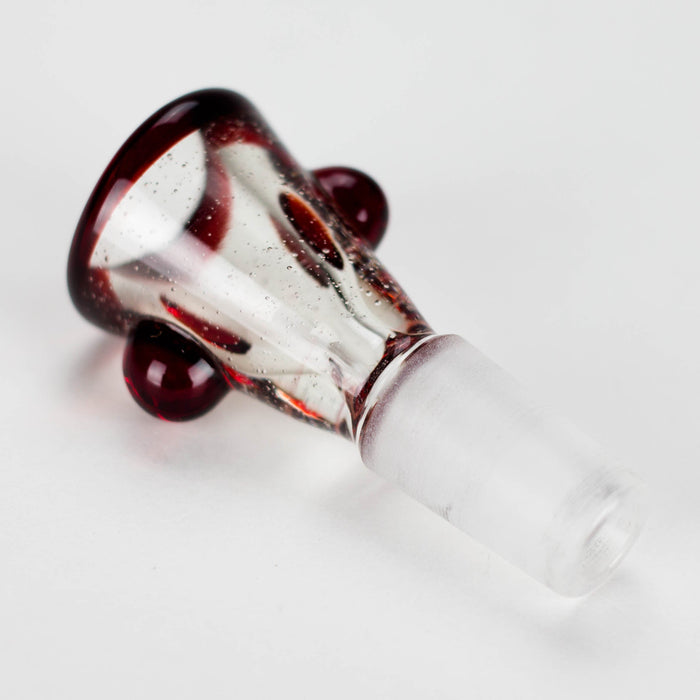 Shine Glassworks | UV Flare Bowl with Lip Wrap  - Made in Canada | Jupiter Grass