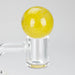 Shine Glassworks | Latticino Marble Carb Cap - Made in Canada | Jupiter Grass