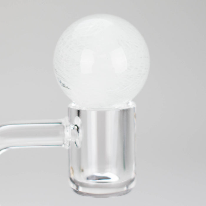 Shine Glassworks | Latticino Marble Carb Cap - Made in Canada | Jupiter Grass
