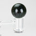 Shine Glassworks | Latticino Marble Carb Cap - Made in Canada | Jupiter Grass