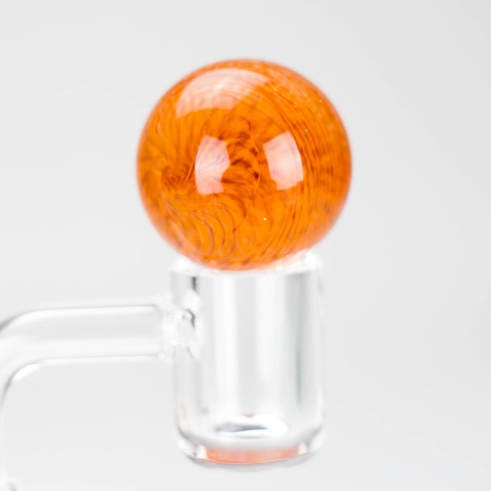 Shine Glassworks | Latticino Marble Carb Cap - Made in Canada | Jupiter Grass