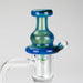 Shine Glassworks | Fume Coloured Carb Cap with Micro Opal - Made in Canada | Jupiter Grass