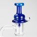 Shine Glassworks | Fume Coloured Carb Cap with Micro Opal - Made in Canada | Jupiter Grass