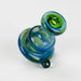 Shine Glassworks | Fume Coloured Carb Cap with Micro Opal - Made in Canada | Jupiter Grass