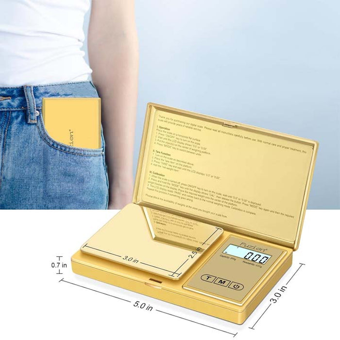 Fuzion Digital Pocket Scale, 200g x 0.01g | Jupiter Grass